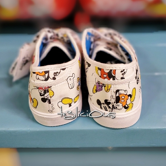 DISNEY PARKS RETRO VINTAGE ALL OVER MICKEY SNEAKER - Picture 5 of 5